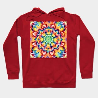 Colorful kaleidoscope mandala Hoodie